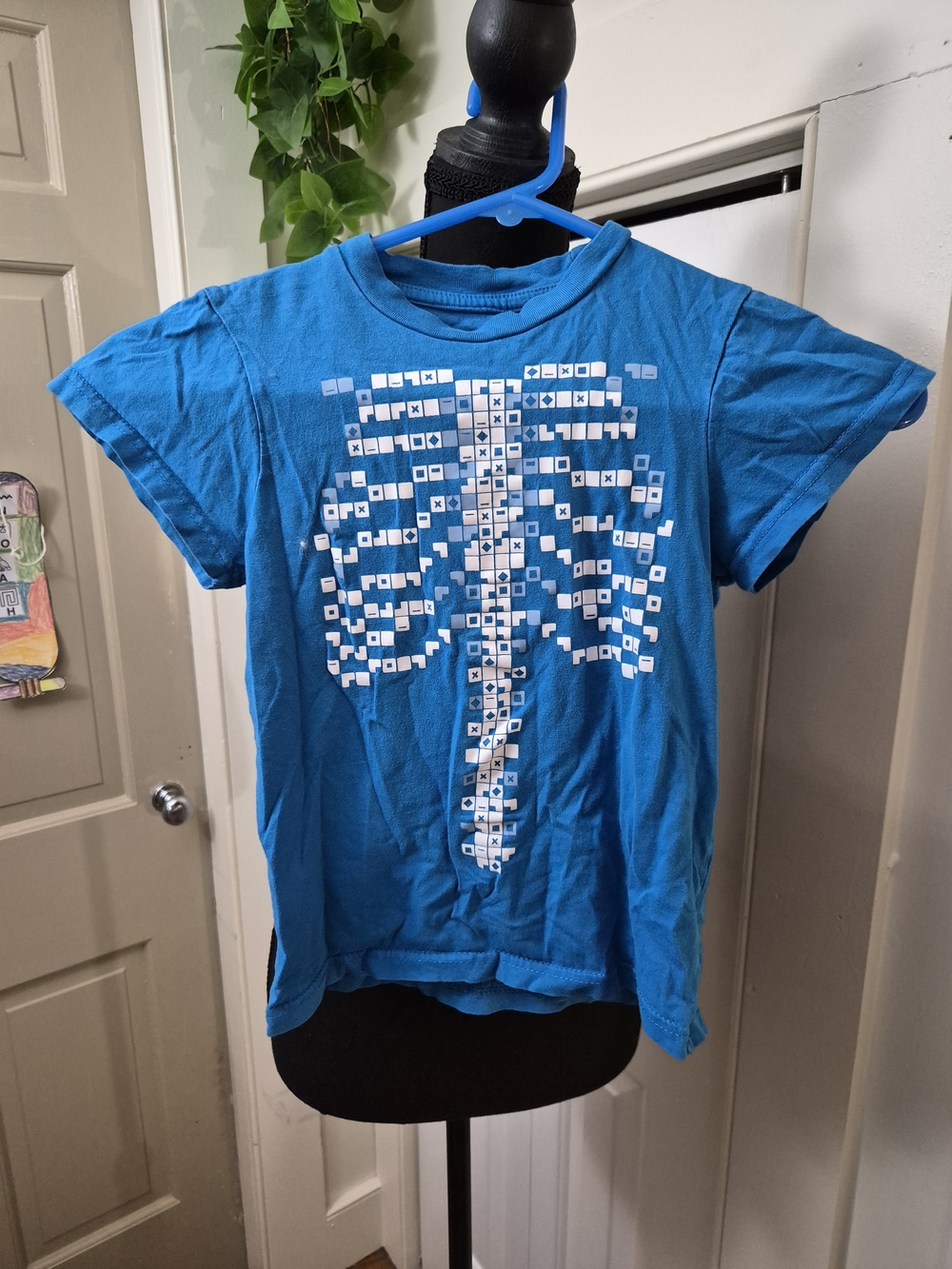 Kids Blue Graphic T-Shirt